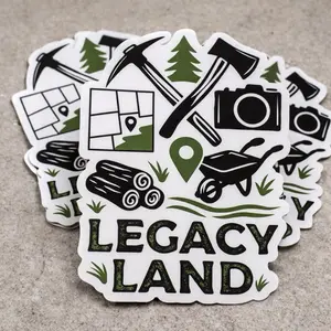 Ozare Legacy Land Die-Cut Vinyl Sticker (4” Waterproof Outdoor Decal)