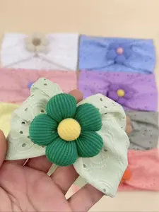 2pcs Women's Sweat-Wicking Floral Cut-Out Sports Headbands, Wide Elastic Plain Hair Bands, Comfortable Non-Slip Design, All Seasons Casual Style