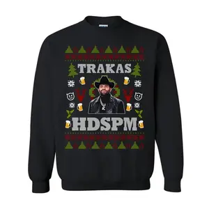 Trakas Hdspm Shirt, Trakas HSDPM Ugly Christmas Sweater, Luis R Conriquez Shirt, Feliz Navidad Y Trakas Hdspm Shirt, Vintage