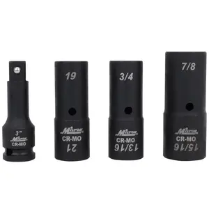 1300-SS-10 - 1/2 Dr. Deep Thin Wall Flip Socket Set, 4 pcs