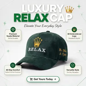 RELAX Brand Mens A-Frame Casual Hat - "The World Is Yours" Bold Graphic, Adjustable Daily Wear Fashion Accessory, Mens Hats, Bold Graphic Hats High Quality Hat Exclusive Caps Cotton Hat