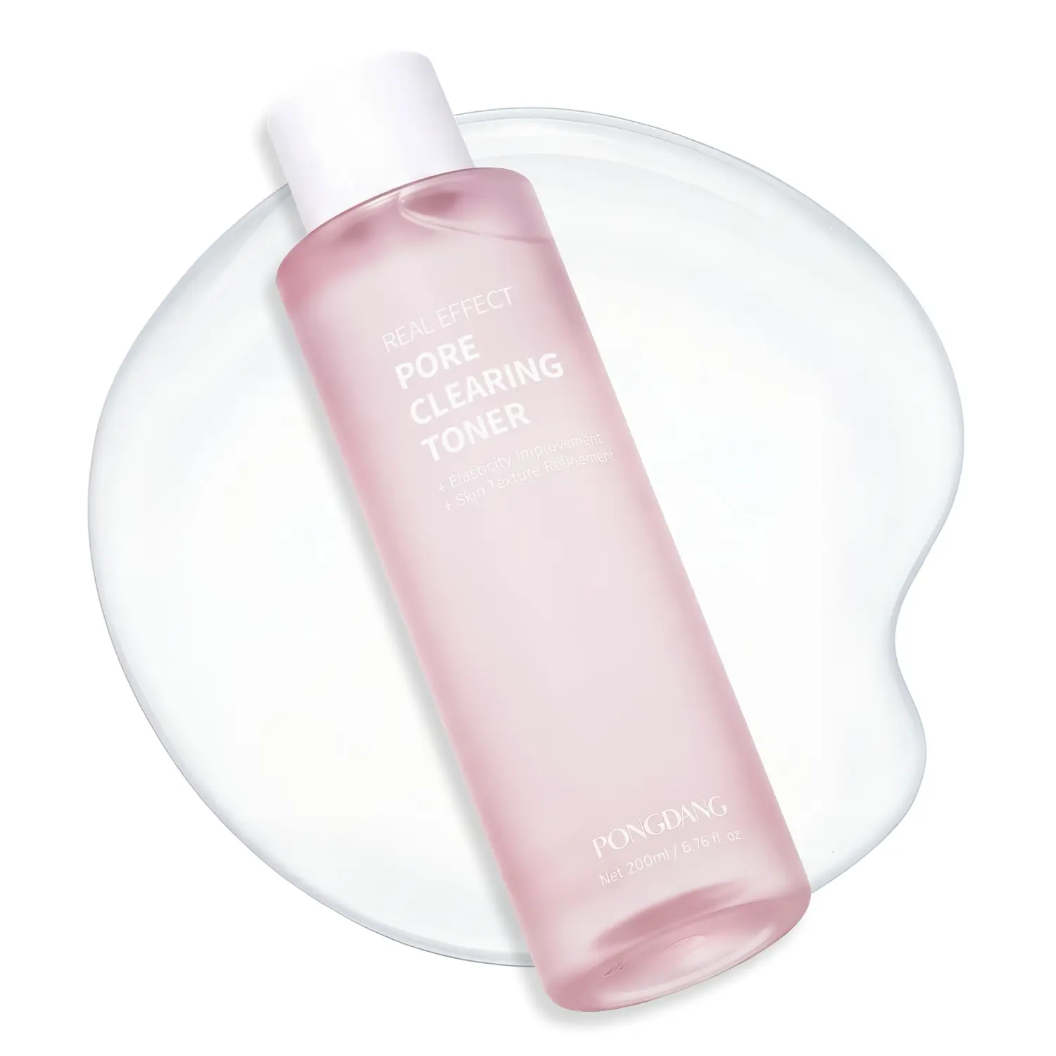 [PONGDANG] Real Effect Pore Clearing Toner 6.76 fl.oz (200ml) | Pore & Sebum Care Toner | Elasticity Improvement | Smooth Skin Texture & Hydration | Korean Skin Care
