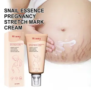 Snail Mucin Stretch Mark Care Cream Belly Butter with Collagen Vitamin E Firming Moisturizer for Pregnancy and Postpartum Maternity Skin Essentials