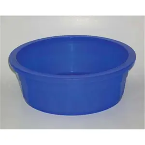 212 MAIN Heavyweight Diamond-Facet Round Plastic Molding Crock Bowl, 106oz Food-Safe Dishwasher-Safe Kitchen Tableware Dish - CS500, Food-Safe Bowls
