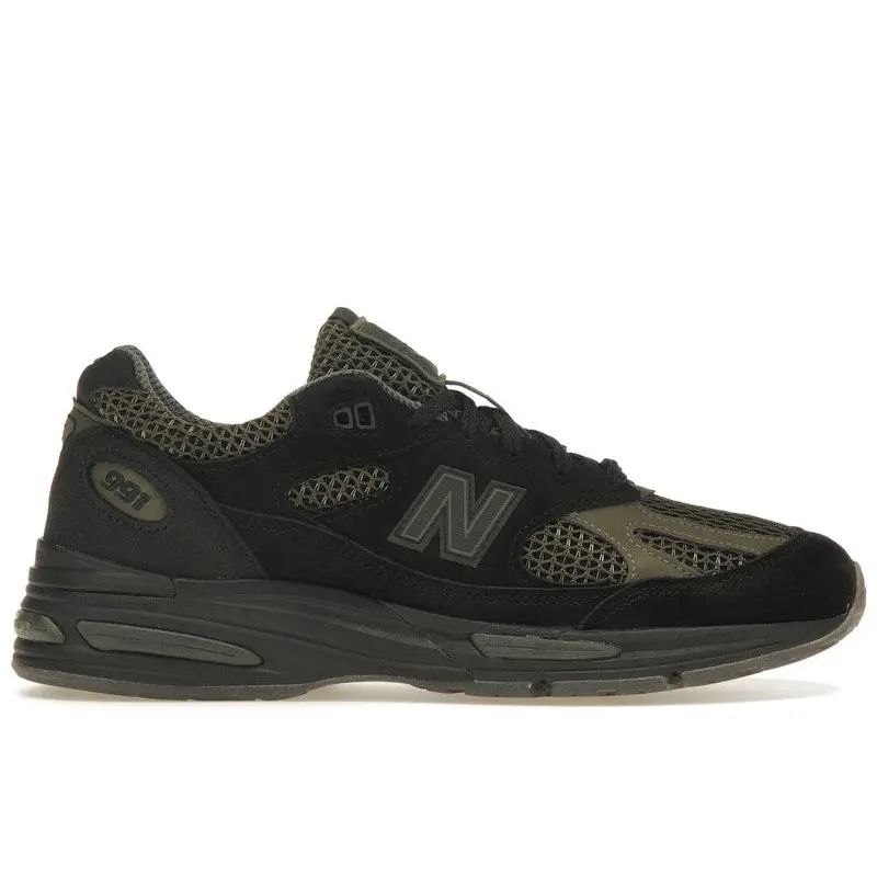 New Balance Men's 991v2 MiUK Stone Island Black Running Shoes, from StockX