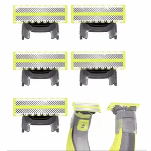 Replacement Small T-Shape Blade Head for Electric Shavers Compatible with Qp2520 Qp2590 Qp2630 Qp2670, Durable Blades for Precision Trimming