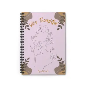 Floral Notebook - Very Thoughtful Woman Design jjk notebooks
