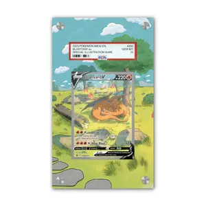 Charizard V SWSH260 - PSA Pokémon Extended Artwork Display Case