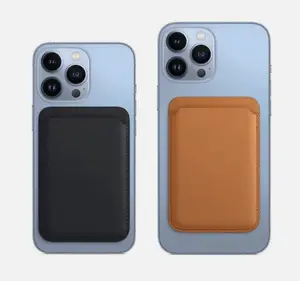 Magnetic Leather Card Holder Pocket MagSafe Wallet for iPhone 16 / 15 / 14 / 13 / 12 / Plus / Pro / Pro Max /