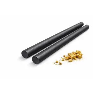 12" Graphite Stirring Rod – Gold, Silver & Precious Metal Melting – 3/8" or 1/2"