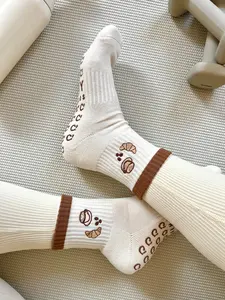 Coffee n' Cream Pilates Socks