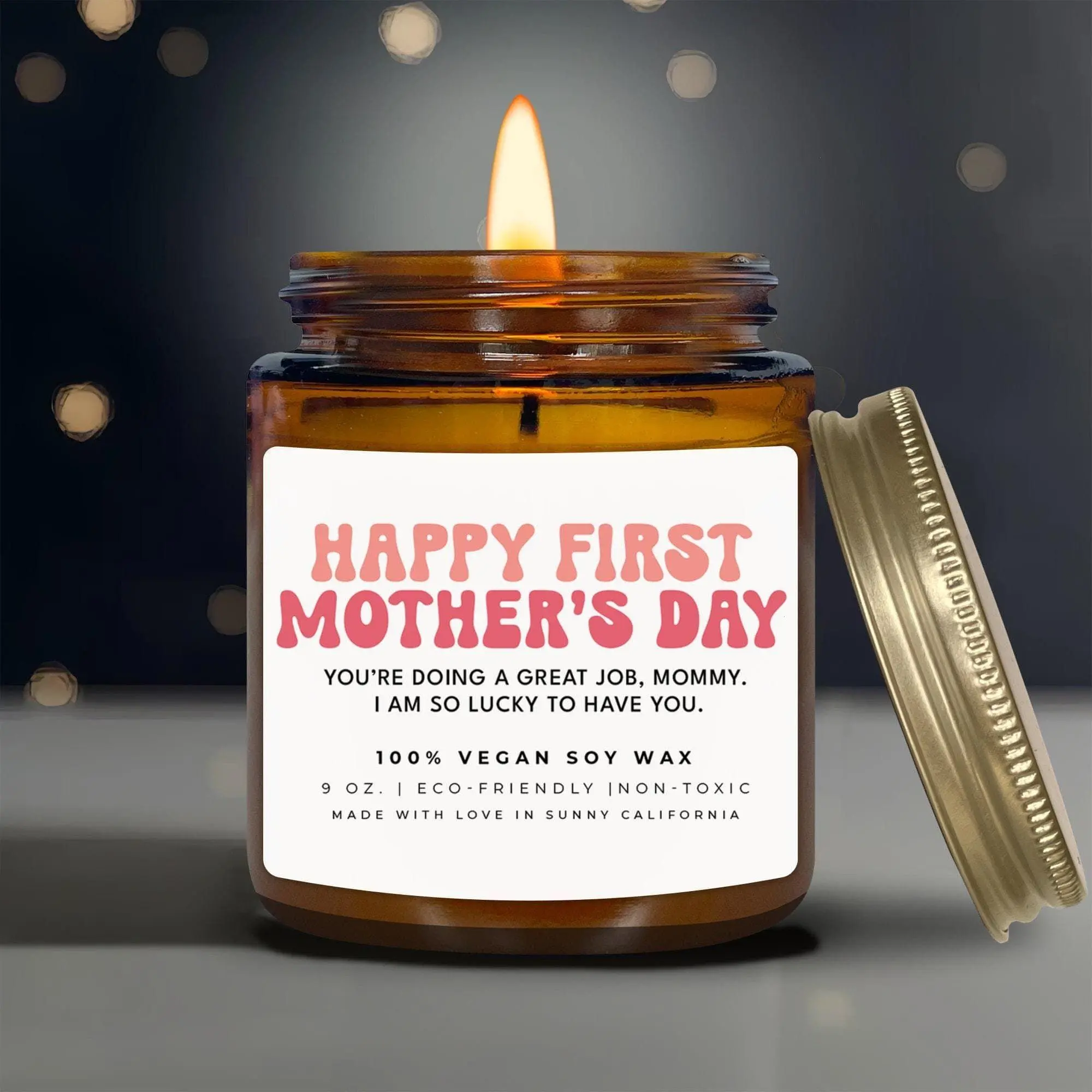 You're Doing A Great Job Mommy Scented Candle, Mama Keepsake Candle, Best Mom Ever Candle, Special Gift Candle for Mother, (C-7MOM)