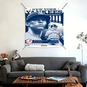 AAaron Judge Flags Modern Minimalist European Vertical Flag Premium High-Density Polyester Weather-Resistant & Fade-Proof Vibrant, Long-Lasting Colors for Indoor & Outdoor Decor