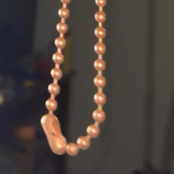 Copper Ball Chain Extender 4.5mm