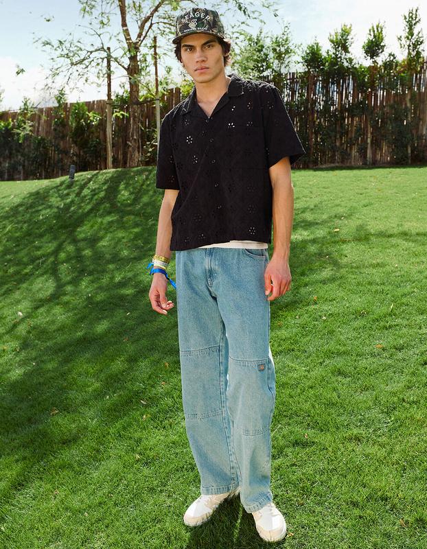 DICKIES Double Knee Loose Fit Mens Jeans