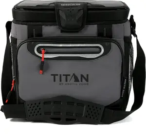 Titan by Arctic Zone Deep Freeze Cooler - Zipperless Hardbody Cooler - Deep Freeze Insulation, Hardbody Liner, and Smartshelf