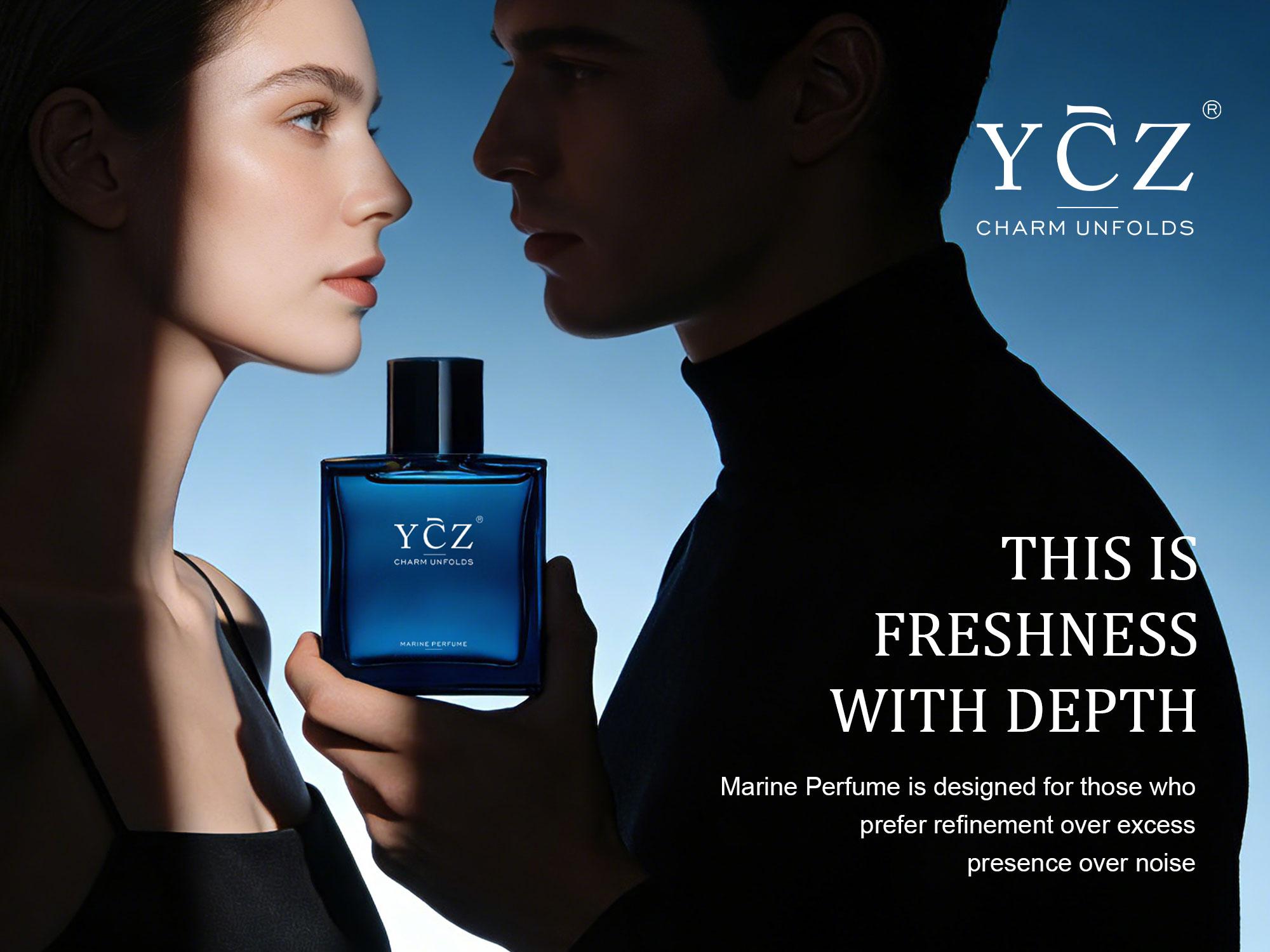 YCZ Midnight Marine Eau De Parfum 50ml Unisex | Aromatic Aquatic Ocean Fresh Woody Perfume with Bergamot Coconut Amber | Long Lasting Luxury Arabian Fragrance for Men Women | Premium Gift YCZ Midnight Marine Eau De Parfum 50ml Unisex | Aromatic Aquatic Ocean Fresh Woody Perfume with Bergamot Coconut Amber | Long Lasting Luxury Arabian Fragrance for Men Women | Premium Gift