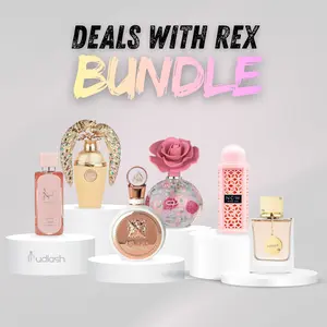 Deals With Rex Bundle | Hayaati Florence + Rave Pink + Layaan + Fakhar Woman + Afeef + Club de Nuit Woman | Eau De Parfum | 100 ML | Sweet - Fruity & Floral Notes
