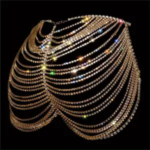 Vibrant Tassel Waist Chain – Shiny Body Chain Accessory for Women’s Nightclub Parties and Dances, Perfect for Pairing with Skirts – Sparkling, Dazzling, Sexy, Adjustable, Comfortable, Easy to Wear