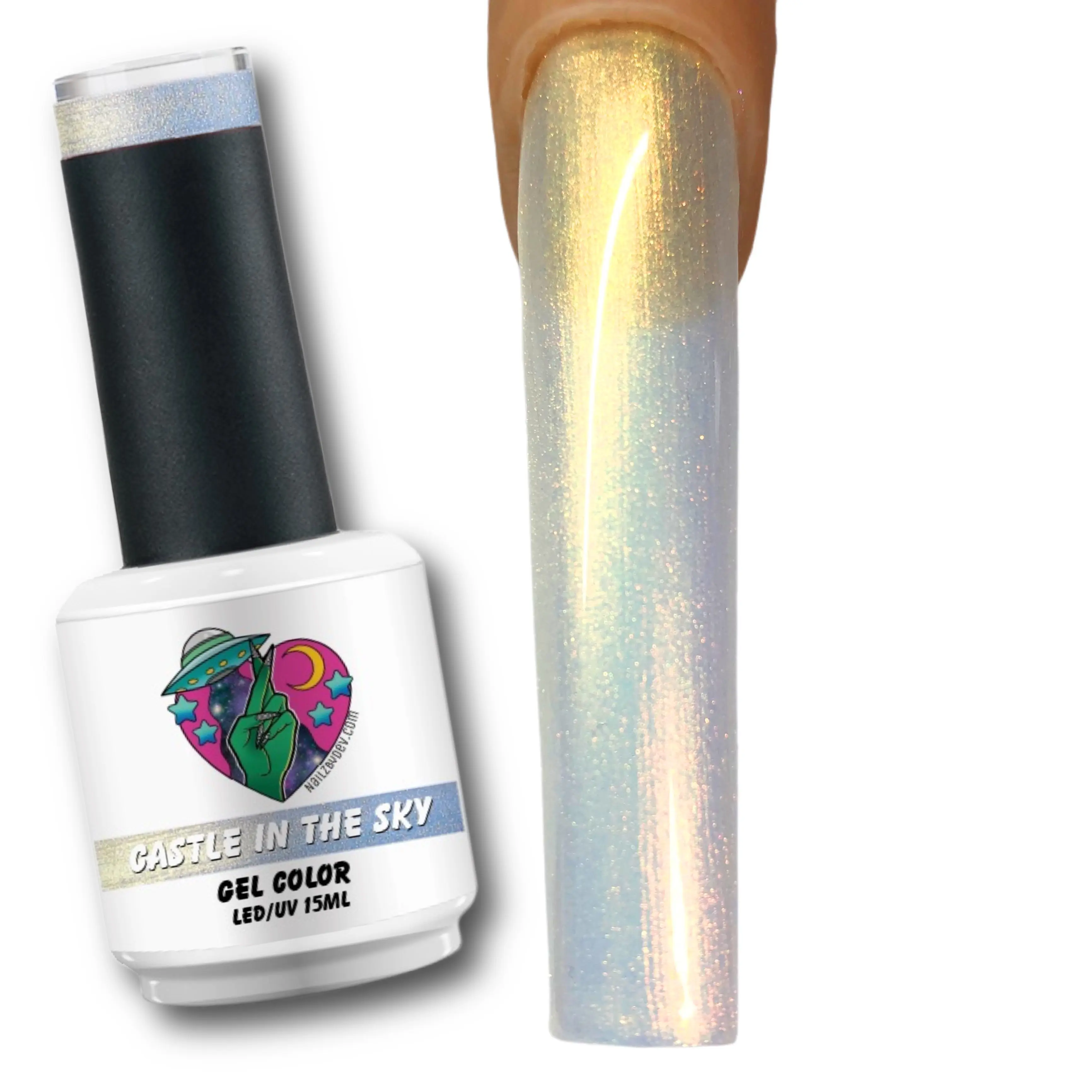 LIQUID CHROME GEL POLISH – 145 CASTLE IN THE SKY