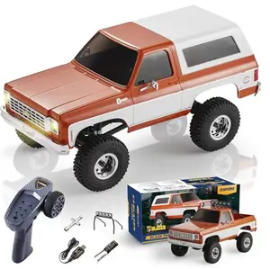 FMS 24 proportions  FCX24S Chevrolet K5 Blazer S RTR, Rc Model Car, Remote Control Car,RC truck,  RC buggy, RC crawler, RC racing car, hobby RC car, electric RC car,RC car for boys, adult hobby RC car, indoor RC car, outdoor RC car,Christmas gift RC car