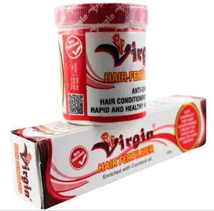 Virgin Hair Fertilizer New Improved 125g & 200G JAR Growth Oil Blend Haircare for Enhanced Health & Appearance