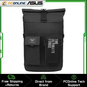 ASUS TUF Gaming Backpack, Up to 17" Laptop, Lightweight & Durable Water Resistant, Top Folded Closure Compact