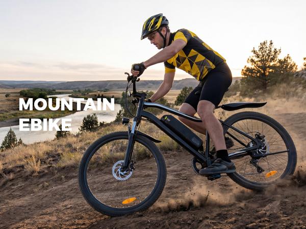 Hopcycle Electric Bike for Adults 500W/750W, Up to 55 Miles, 20MPH Electric Mountain Bike, 26'' Tires Lightweight E-Bike for Commuting Mountain Road Sand