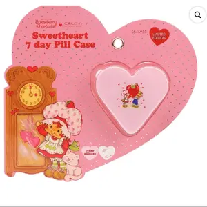 sweet heart 7 days pill case Cosmetic