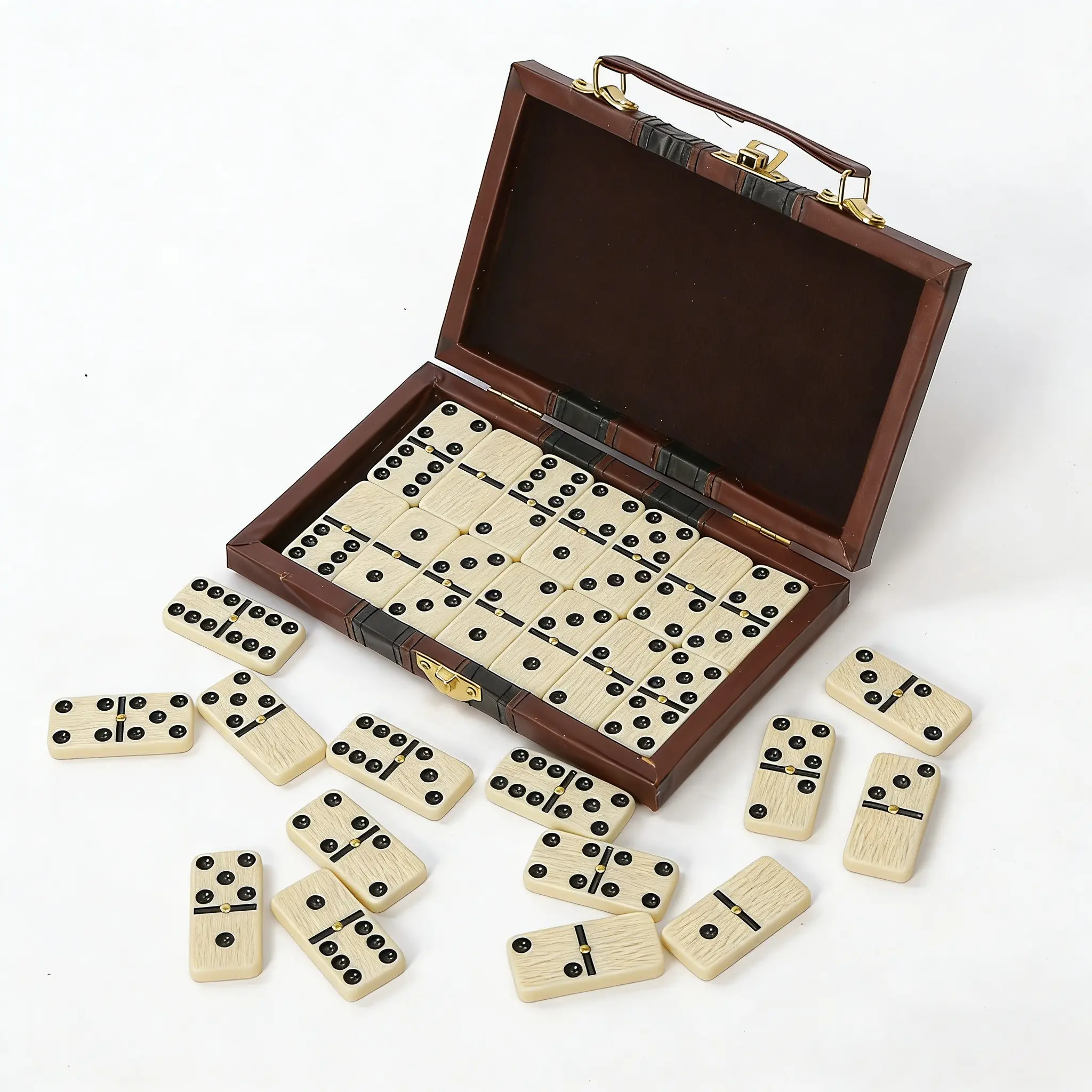Dominoes Ivory Color Dot Tiles, Creative Board Game Gift Set, Tabletop Games, Unique Party Favor, Fun Family Entertainment Piece, Board Games For Family Night, Family Board Games