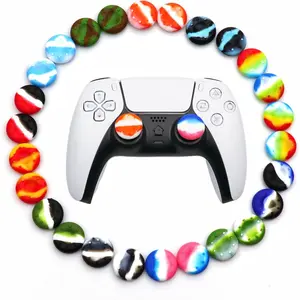 36pcs Joystick Grip for Ps5 Ps4 Controller, Silicone Thumb Grips Caps Cover Analog Stick for Playstation 5, Playstation 4 Controller, Xbox 360, Xbox One Controller (36pcs Multicolor joysticke caps)