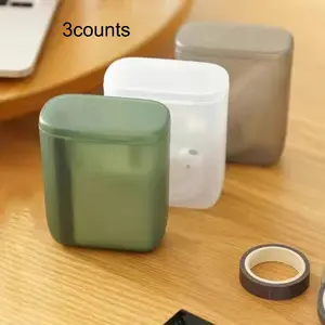 3-Pack Desktop Mini Cable Organizer Box, Charging Plug Holder, Cord Management, Multifunctional Storage, Dustproof, Suitable for Headphones & Data Cables, Travel Essential