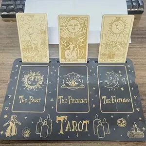 1pc Mystical Tarot Wooden Cards Display, witchy deck holder for divination
