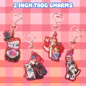 TADC Acrylic Keychain, The Amazing Digital Circus Bag Charm Accessories