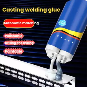 Industrial Grade Casting Glue, Ab Glue Repair Agent, Epoxy Resin AB Glue, Ceramic Steel Copper Aluminum Casting Mold Sand Eye Crack Weld Glue. The Real Universal Glue! All Purpose Superglue Concrete Caulking Adhesive grease