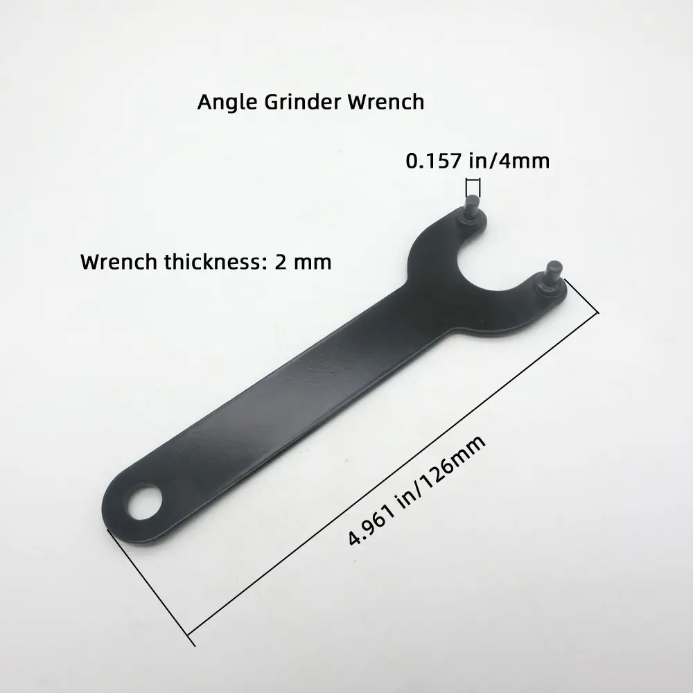 Angle Grinder Wrench, 30mm Column Center Distance, 4mm Column Diameter, 7mm Length, Durable Heavy Duty Tool for Efficient Removal