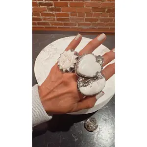 Crescent Moon Bone Ring