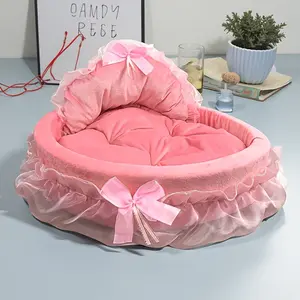 Warm Pet Bed for Cats and Dogs, Washable Plush Sofa, Cozy Snug Nest Pad, Comfortable Cave Bed, Suitable for All Pets, Fall Winter Use