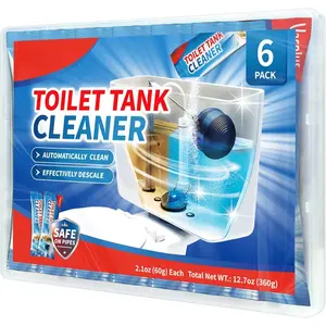 Toilet Tank Cleaner - 6 Pack Automatic Descaler Tablets,  Mold & Rust Remover, Long-Lasting Bowl Cleaning Solution