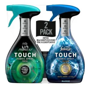 Febreze touch fabric spray and odor fighter 27oz/2pk ocean and fresh