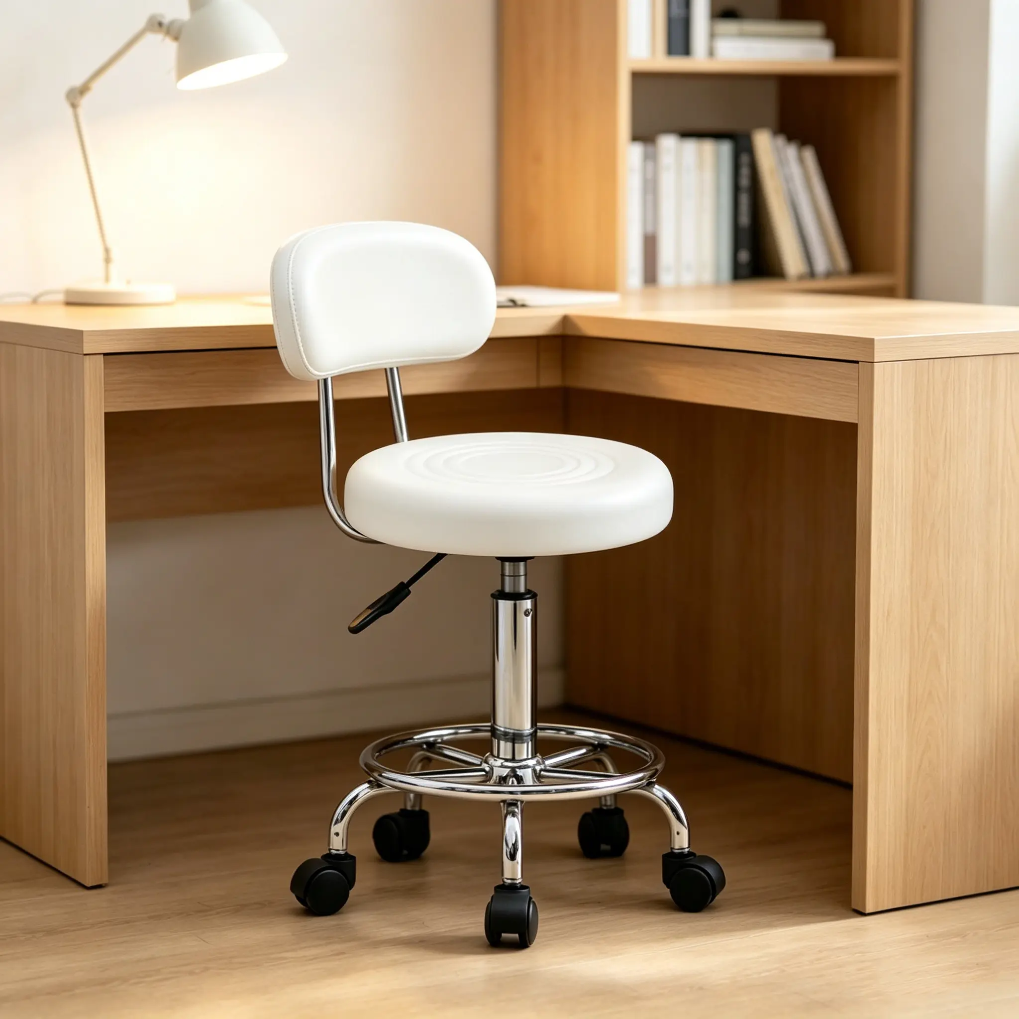 Ergonomic Office Chair with Adjustable Height and 360° Rotation for Comfortable Work