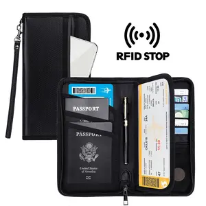 Multi-Pocket Fireproof Faraday Privacy Bag, Emp & RFID Blocking, Anti-Tracking, Fireproof Key Fob Protector for Phones, 1 Count