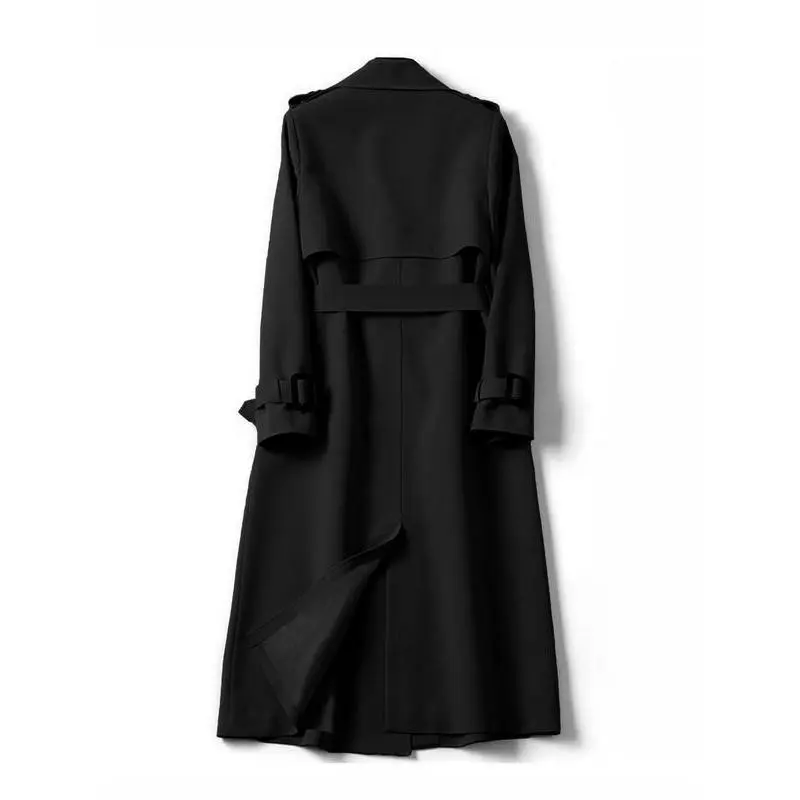 Women's Solid Double Button Belted Trench Coats, Elegant Lapel Neck Long Sleeve Coat for Fall, Winter Wear Casual Wear, Women's Casual Jackets Outerwear for Daily Wear, Winter Clothes Women, Coats for Women Women's Solid Double Button Belted Trench Coats, Elegant Lapel Neck Long Sleeve Coat for Fall, Winter Wear Casual Wear, Women's Casual Jackets Outerwear for Daily Wear, Winter Clothes Women, Coats for Women
