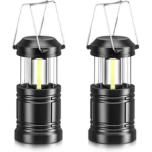 LED Camping Lantern,  Operated Lights, Adjustable Brightness for Camping, , Power Outages, Outdoor Collapsible Lanterns, 2 Pack