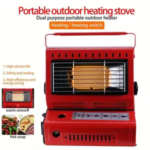 Camping Emergency Butane Heater Double Coherent Heat Source Survival Tools New