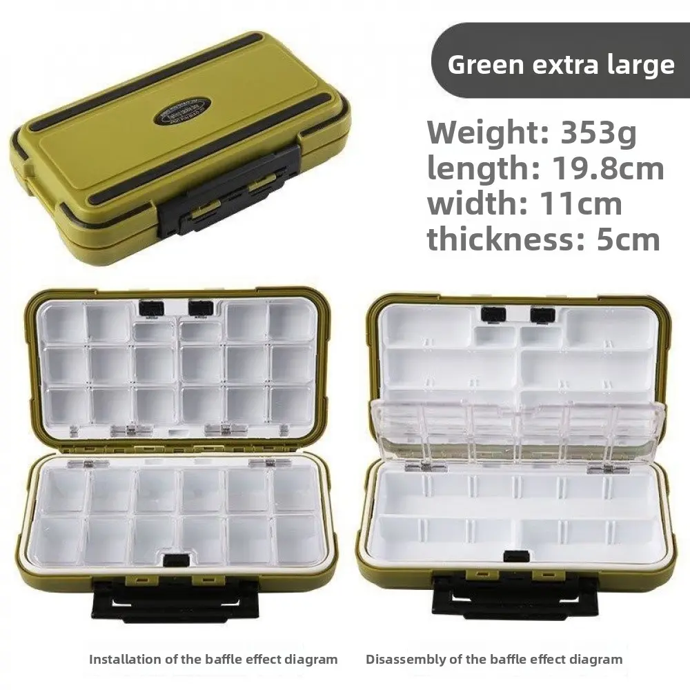 30-slot Lure box (extra large Size - Green)