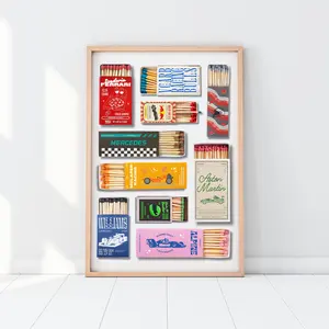 Matchbox Poster Formula Unframed Art Print, Gift for Fan Aesthetic Wall Art