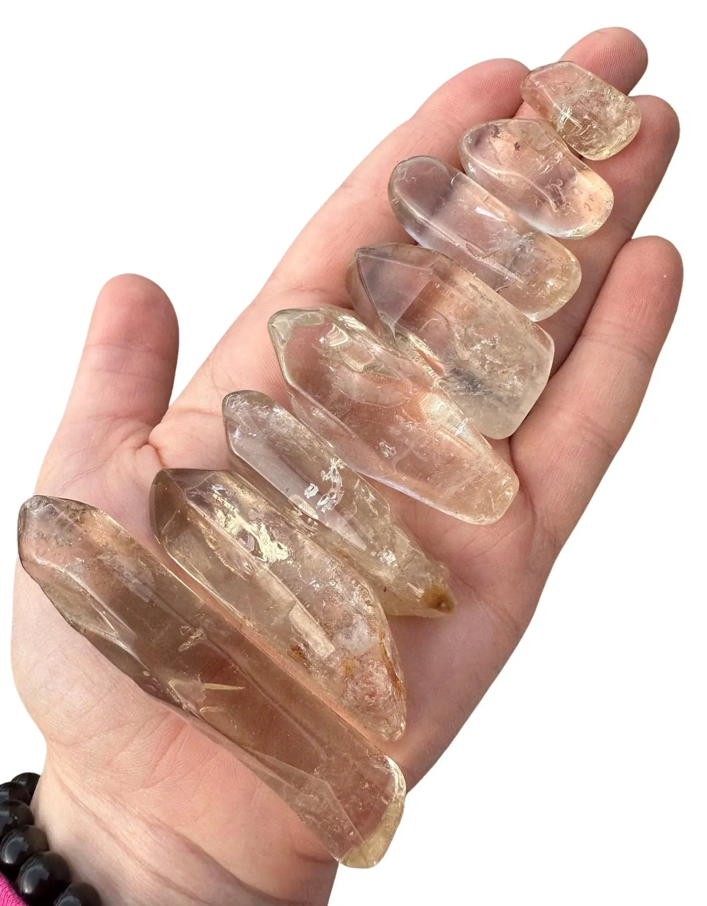 Citrine Tumbled Stone (Natural) - Polished Citrine Crystal - Grade C