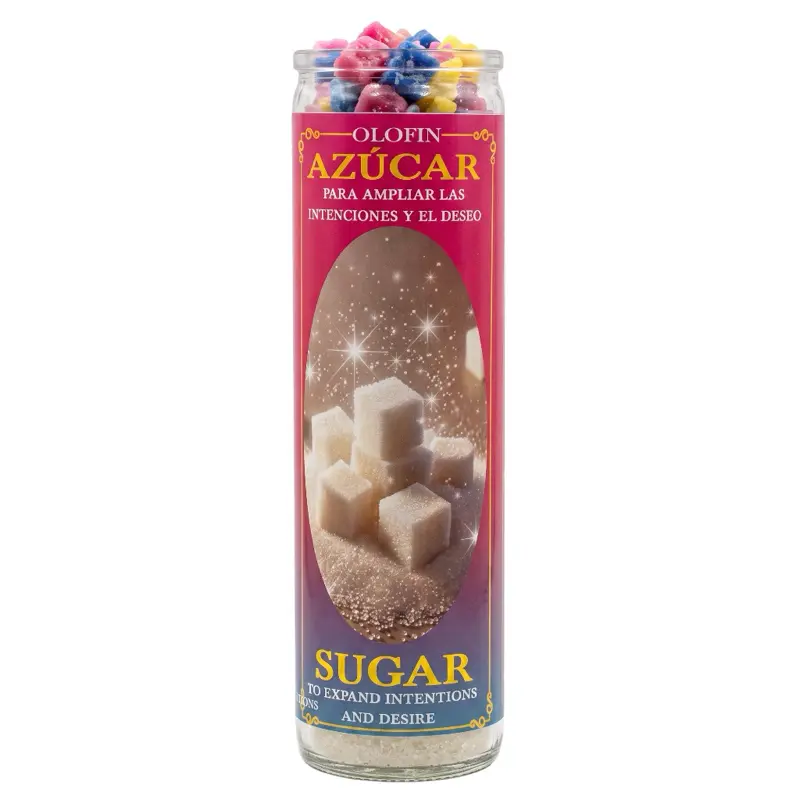 Azucar (Sugar) Prepared Ritual Candle Perfumed