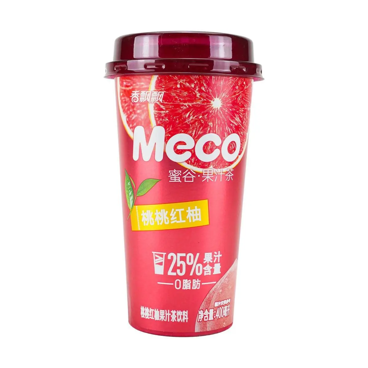 XIANGPIAOPIAO MECO Peach Oolong Tea Drink, 400ml - Refreshing Fruit Tea Beverage